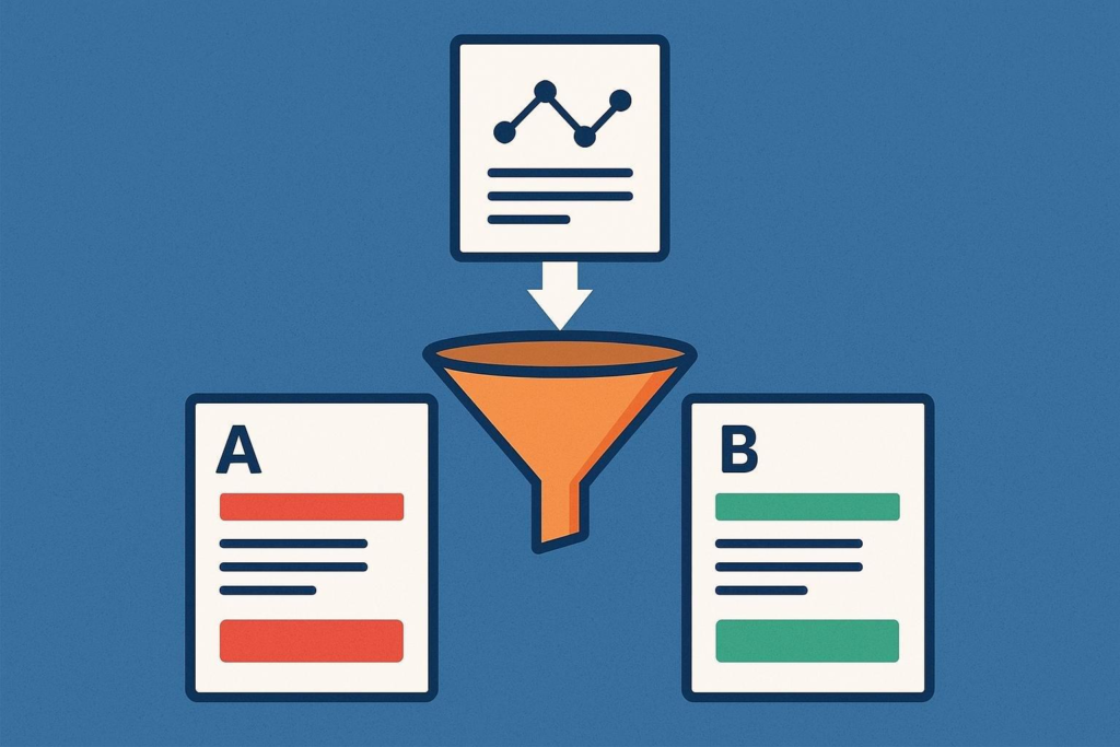 Cómo usar test A/B para mejorar tus páginas de captura