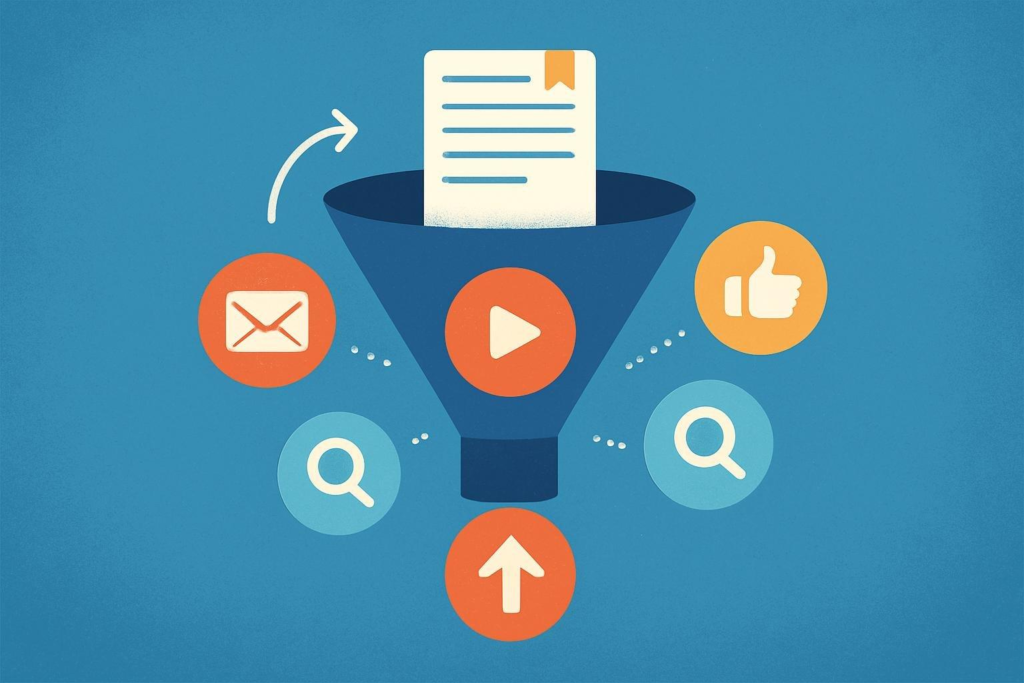 Cross-channel marketing strategies to increase visibility