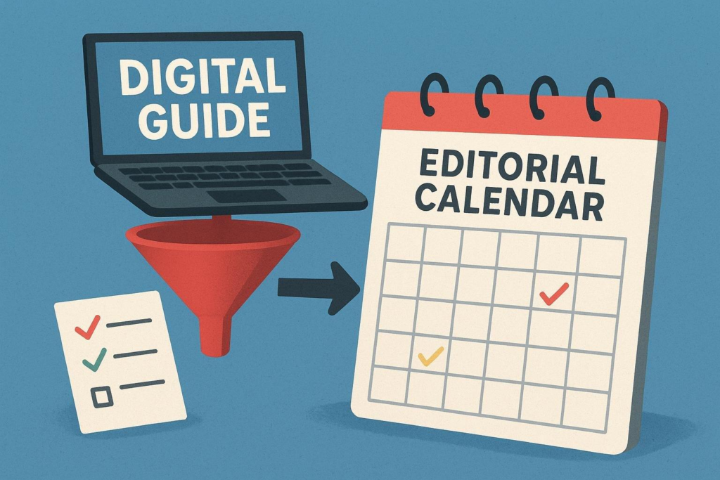 How to create an editorial calendar for your online content