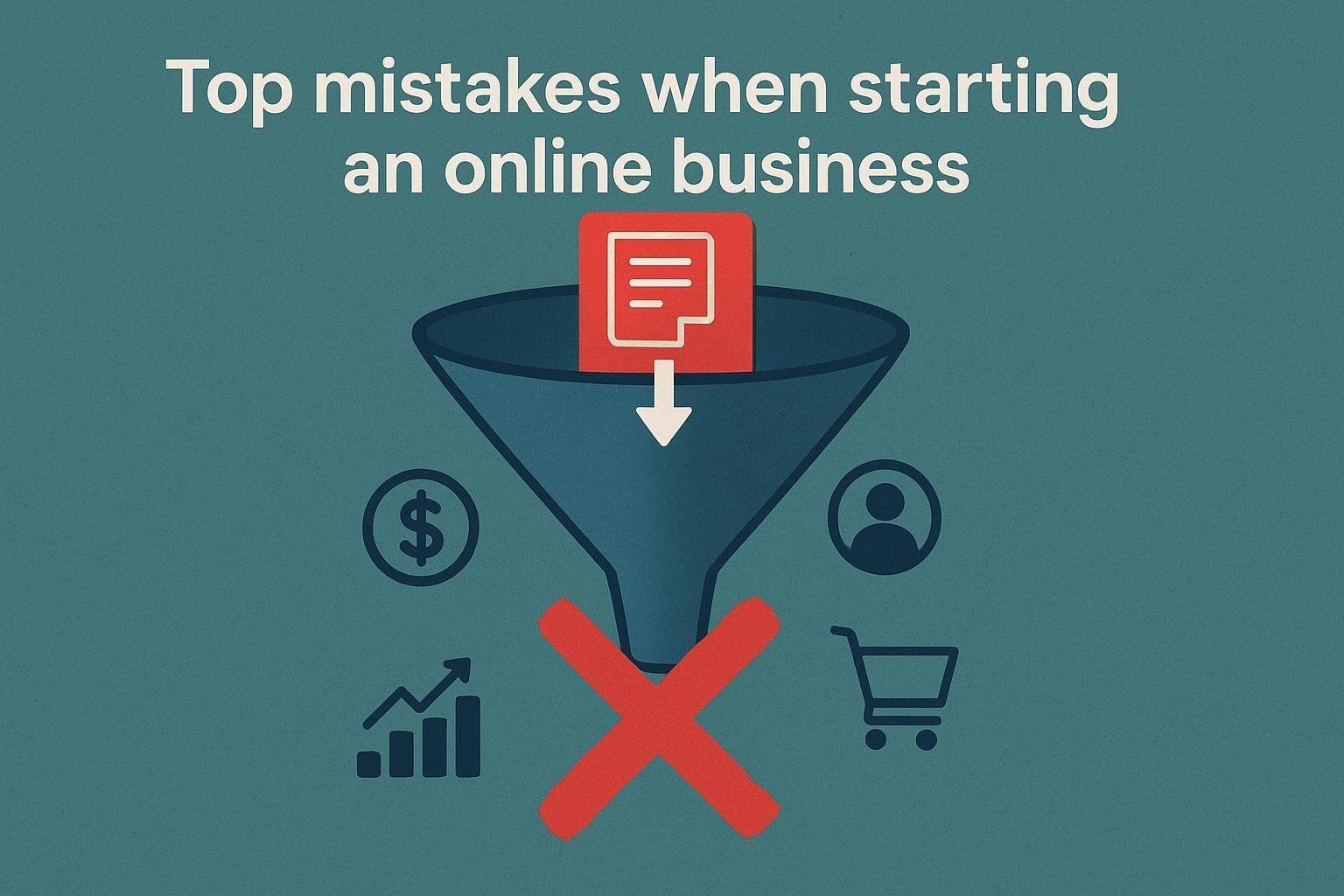 Top mistakes when starting an online business